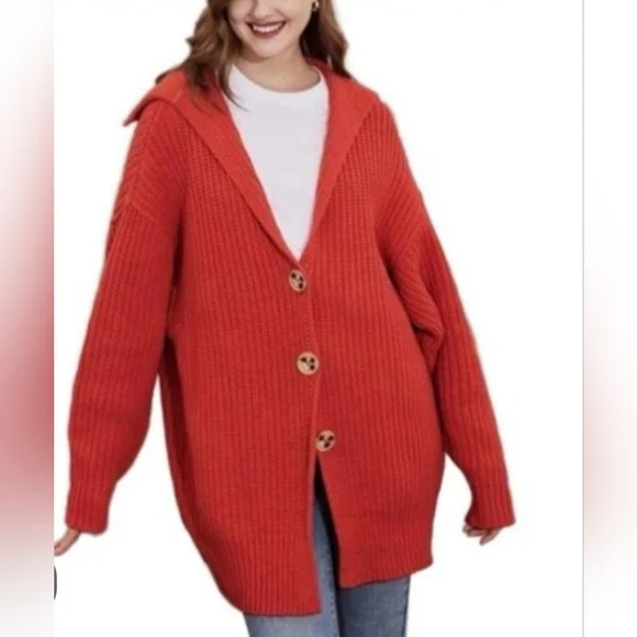 Free People Swim Too Deep Oversized Button-Up Cardigan - Picture 7 of 9